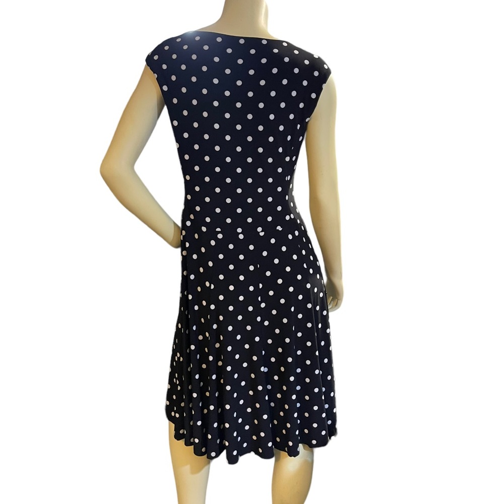Lauren Ralph Lauren Polka Dot Dress Size 10 - Picture 6 of 13